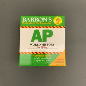 Barron's AP World History Set 3rd Edition 400 Flash Cards